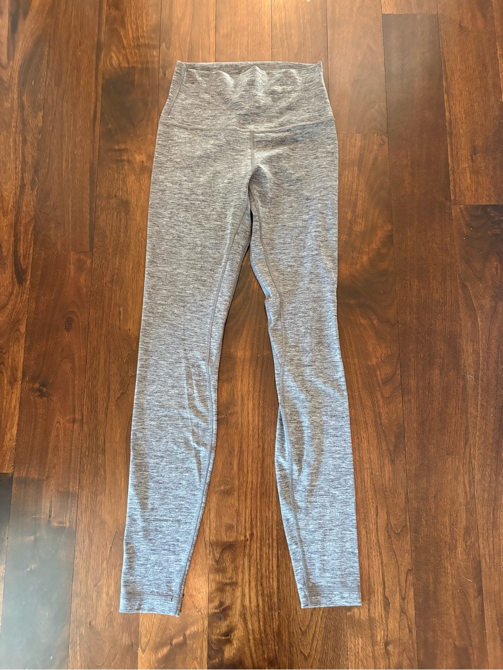 lululemon athletica Heather Gray High-Waist Leggings